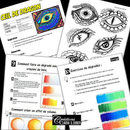 Oeil de dragon : Arts plastiques
