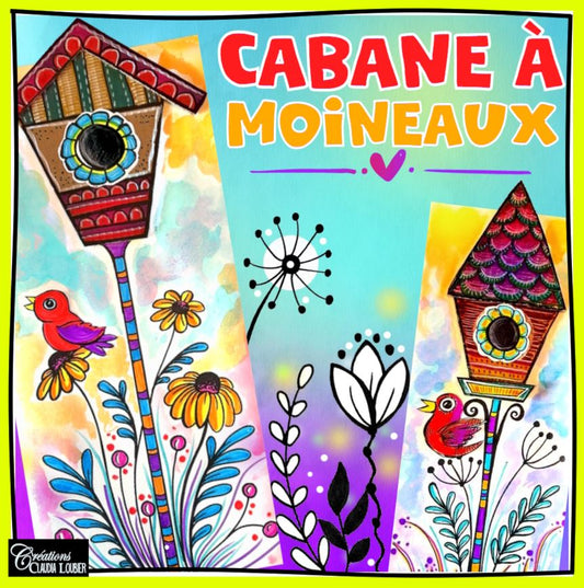 Arts plastiques: Cabane à moineaux - Printemps