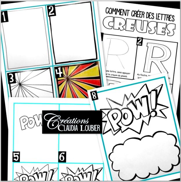 Super héros - Pop art - Arts plastiques