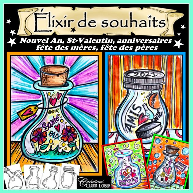 Nouvel An : Élixir de souhaits - Arts plastiques