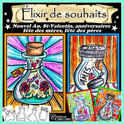 Nouvel An : Élixir de souhaits - Arts plastiques
