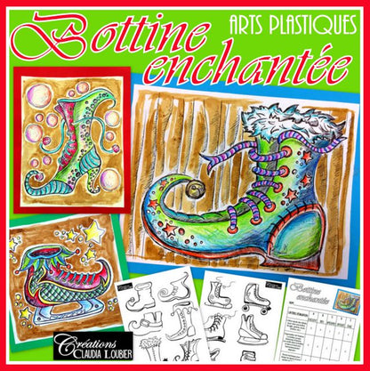 Noël - Bottine enchantée : Arts plastiques
