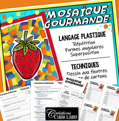 Mosaïque gourmande : Mois de la nutrition - Aliments - Santé - Nourriture