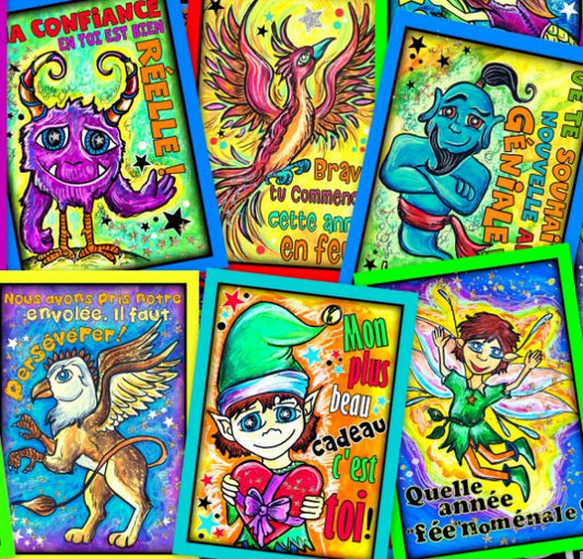 Collection cartes récompenses: Les Enfantastiques