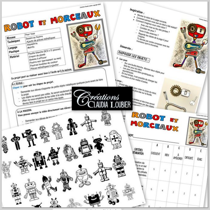 Robot et morceaux !