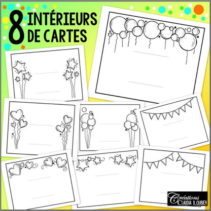 Cartes de fête pop-up ! Rentrée scolaire