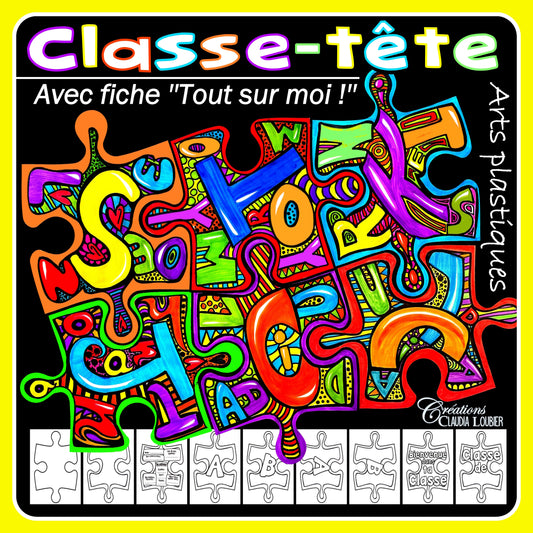 Rentrée scolaire - Classe-tête - Arts plastiques
