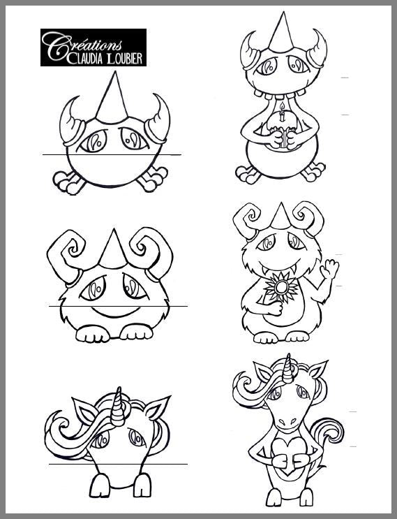 Souhaits monstres ! Dessins surprises - Arts plastiques