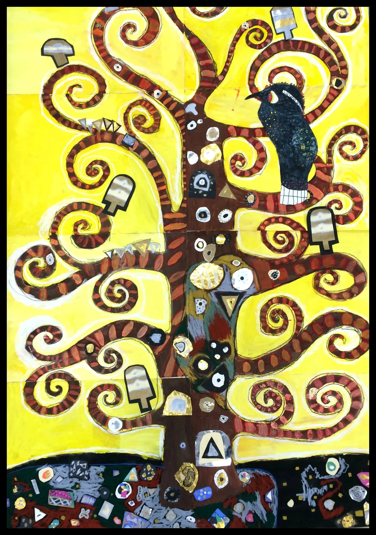 À la manière de Klimt: Arts plastiques