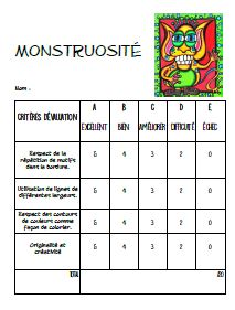 Monstruosité - Arts plastiques - Monstres - Halloween