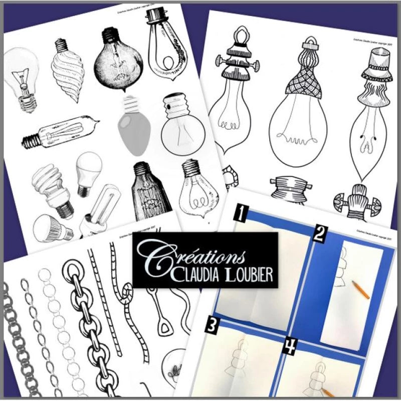 Voeux lumineux - Arts plastiques - Noël