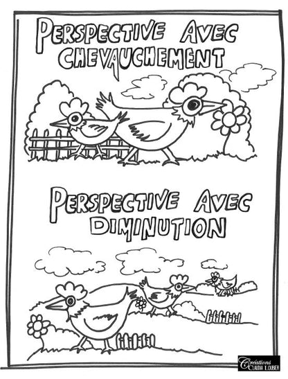 15 Fiches à imprimer: Langage plastique