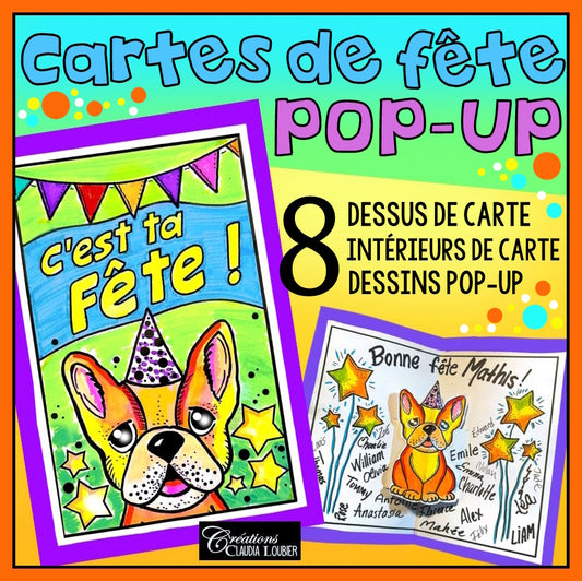 Cartes de fête pop-up ! Rentrée scolaire
