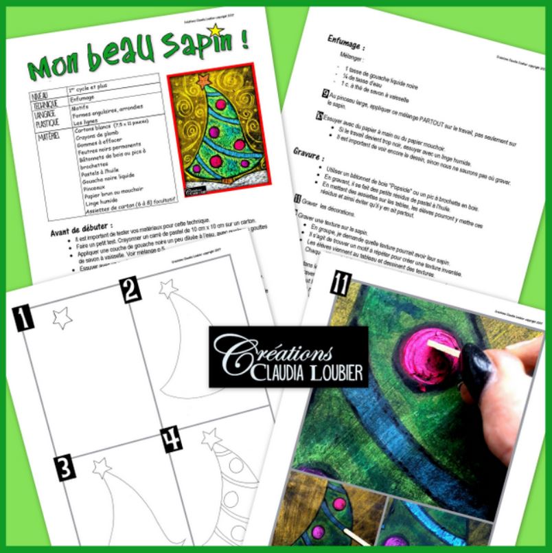 Mon beau sapin ! Arts plastiques - Noël