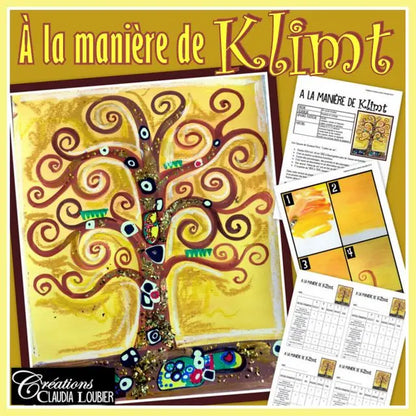 À la manière de Klimt: Arts plastiques