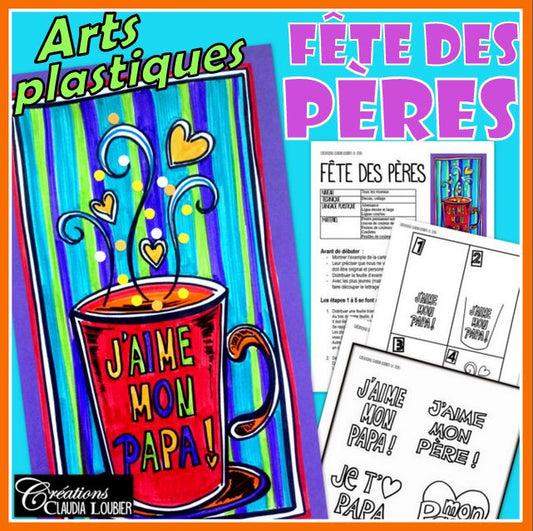 Fêtes des Pères : Arts plastiques - Tasse à café