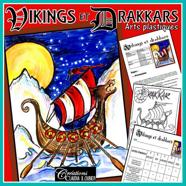 Viking et drakkars - Arts plastiques