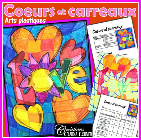 St-Valentin: Coeurs et carreaux