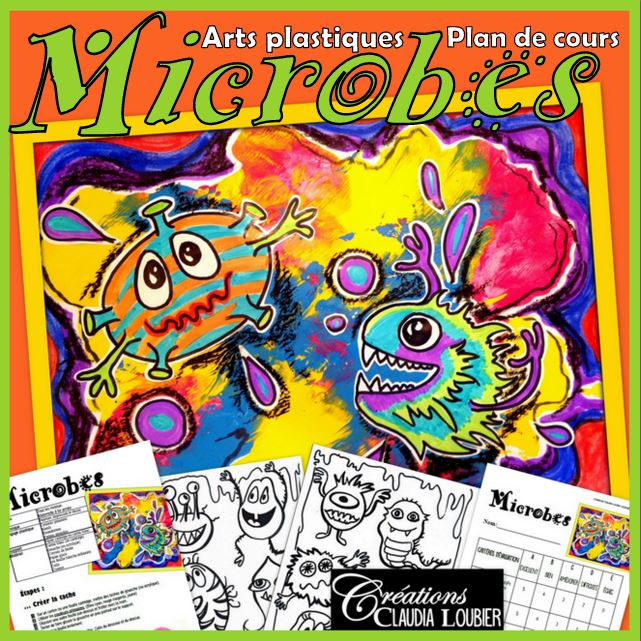 Microbes - Arts plastiques