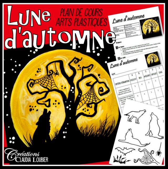 Halloween : Lune d'automne - Arts plastiques