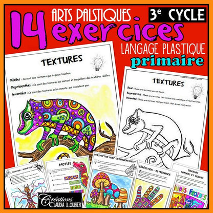 3e cycle: 14 exercices langage plastique