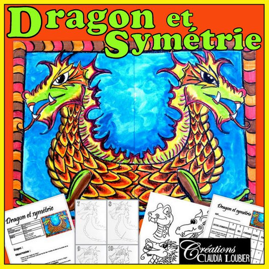 Dragon et symétrie: projet d'arts plastiques