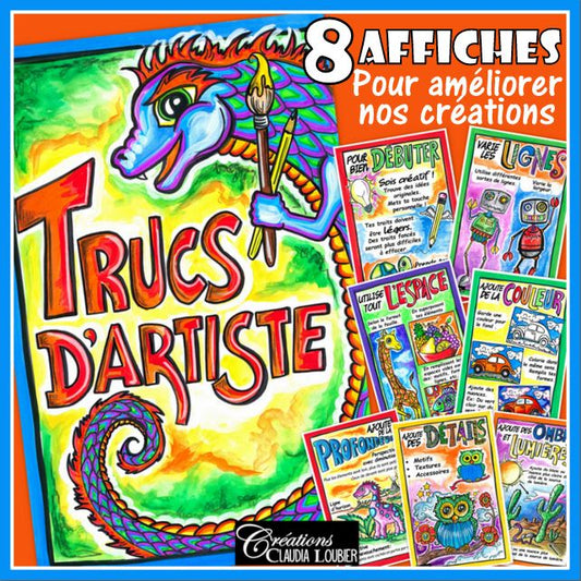 Trucs d'artiste : Affiches arts plastiques