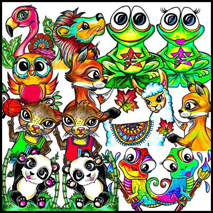 Clip Art - Ami-mots - Animaux
