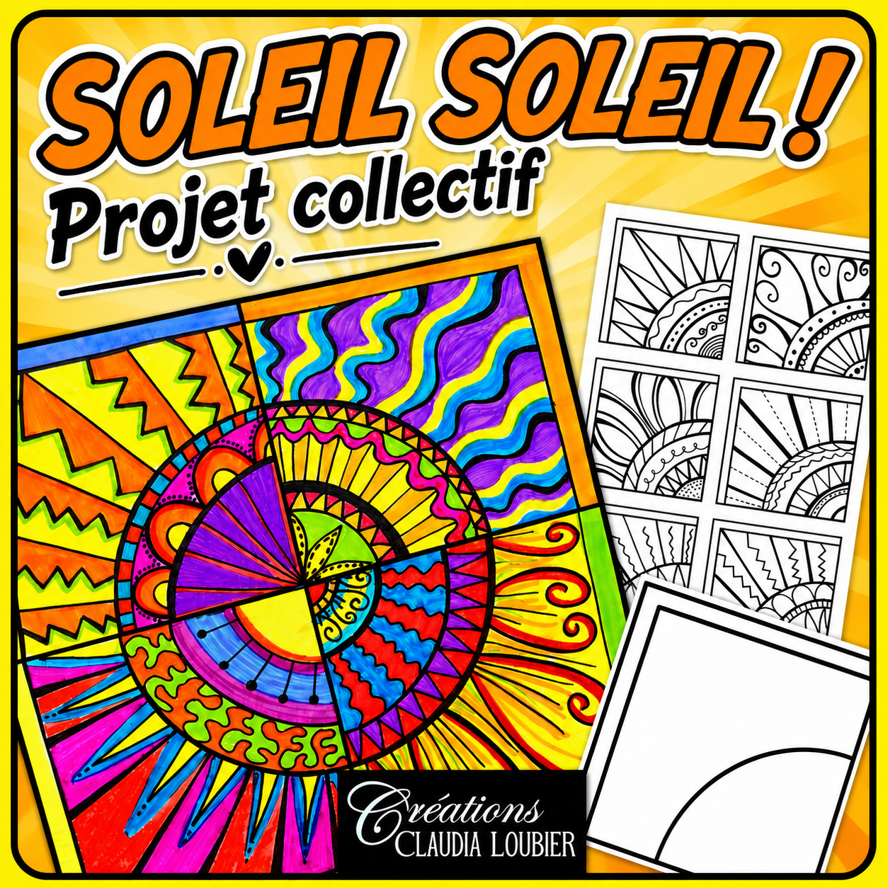 Soleil Soleil ! Été - Printemps - Arts plastiques
