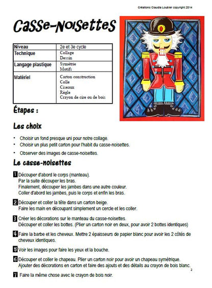 Noël: Casse-Noisettes, Arts plastiques