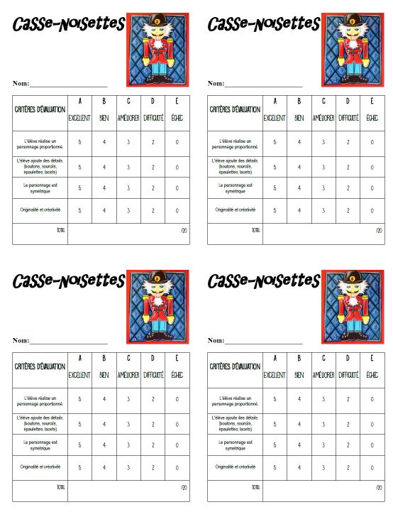 Noël: Casse-Noisettes, Arts plastiques