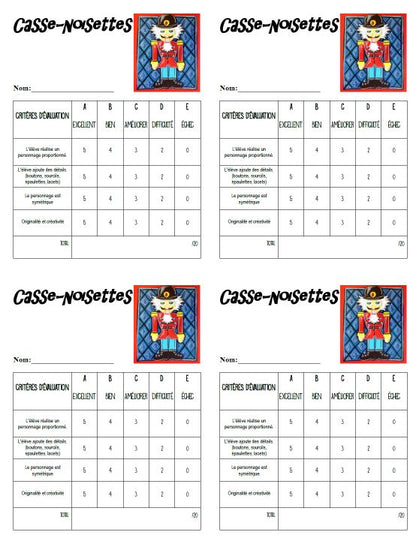 Noël: Casse-Noisettes, Arts plastiques