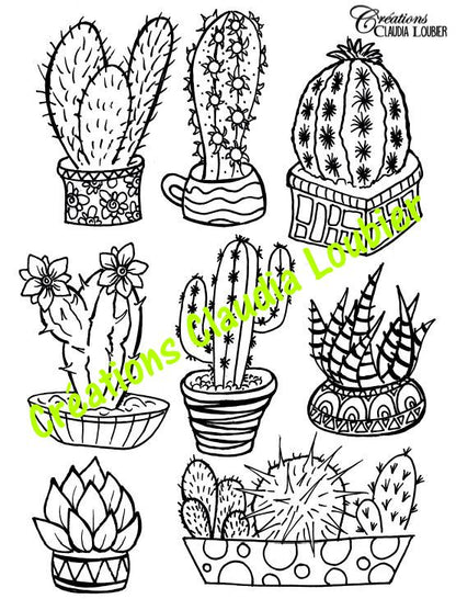 Qui s'y frotte s'y pique - Arts plastiques - Cactus