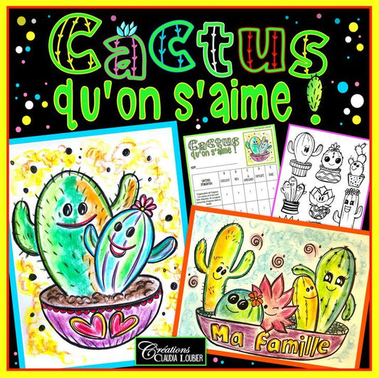 Cactus qu'on s'aime ! Arts plastiques