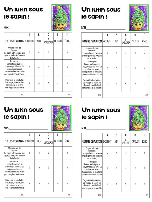 Un lutin sous le sapin ! Arts plastiques - Noël