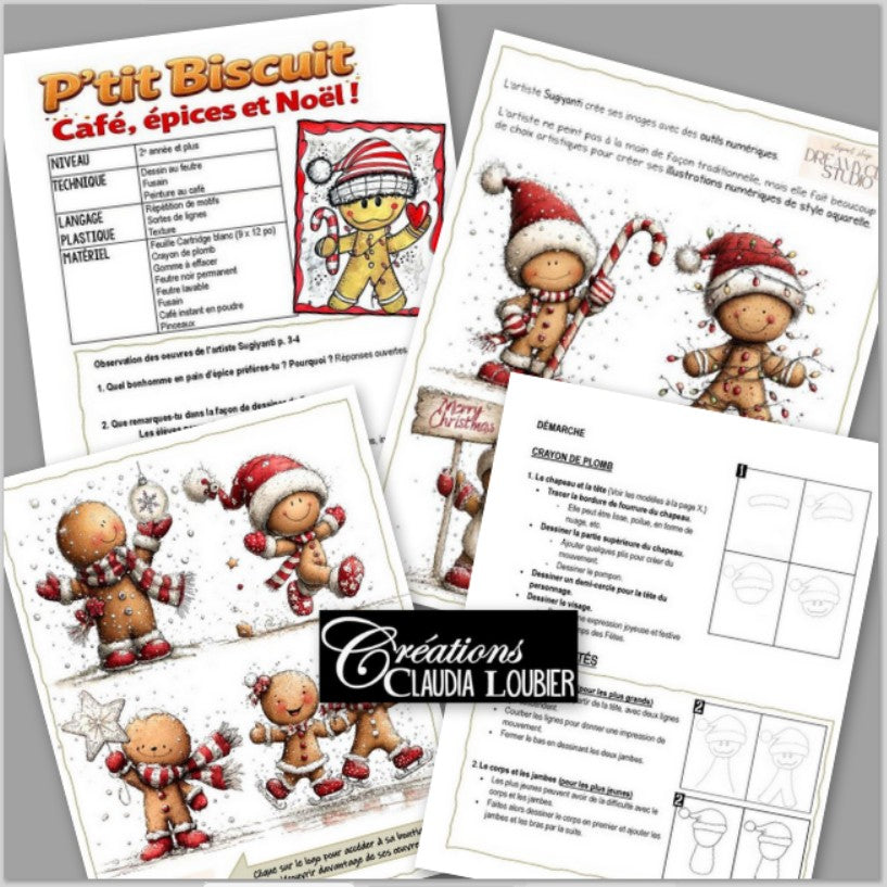 P'tit Biscuit - Café, épices et Noël !  Arts plastiques