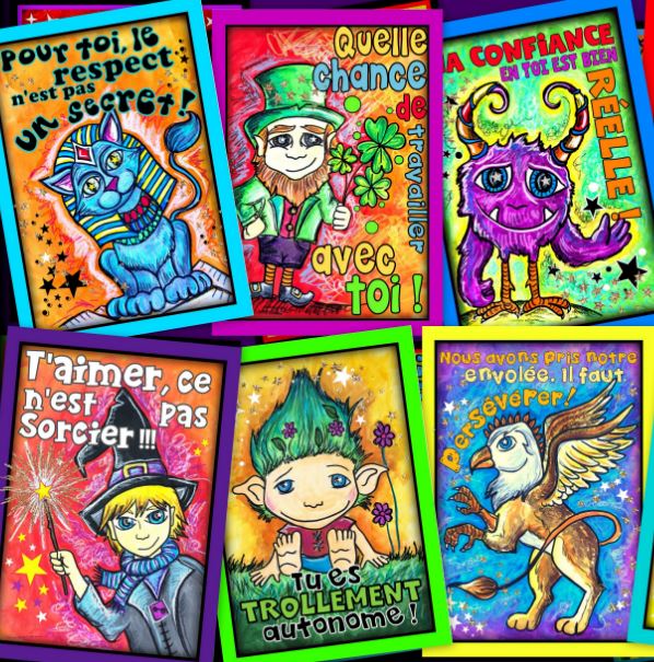 Collection cartes récompenses: Les Enfantastiques