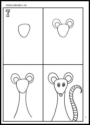 Ma souris et son fromage : Arts plastiques, maternelle, 1re, 2e année