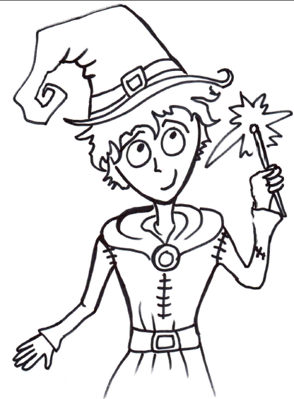 Halloween: Sorcière cadavérique