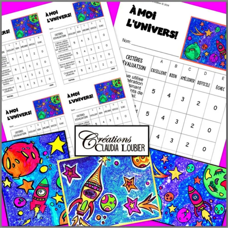 À moi l'univers ! Arts plastiques