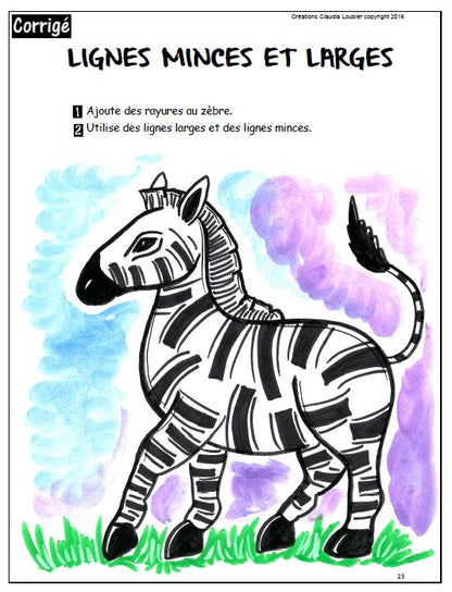 1er cycle: 13 exercices du langage plastique